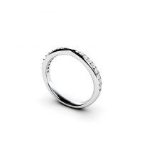 Burma, dodatak vereničkom prstenu, prsten za svaki dan od belog zlata, AS, Model Nº0506 Deluxe