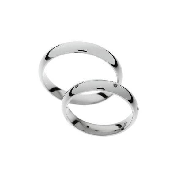 Anatomske burme iz kolekcije basic, model a124, od belog zlata