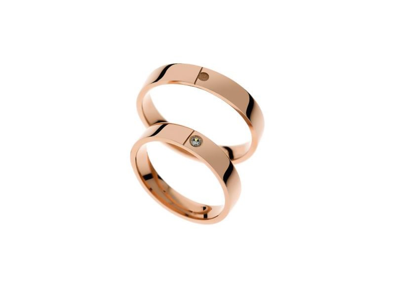 R229 Zlatara as muška burma r229 r229 muška burma r229 od roze zlata, 4mm širine, anatomska