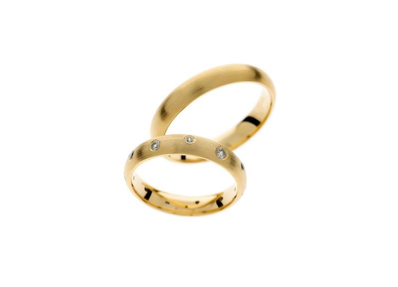 R252 Zlatara as muška burma r252 r252 muška burma r252 od žutog zlata, 4mm širine, anatomska