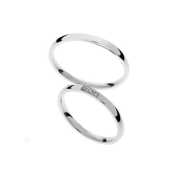 Zlatara as muška burma r450 r450 muška burma r450 od belog zlata, 2mm širine, anatomska