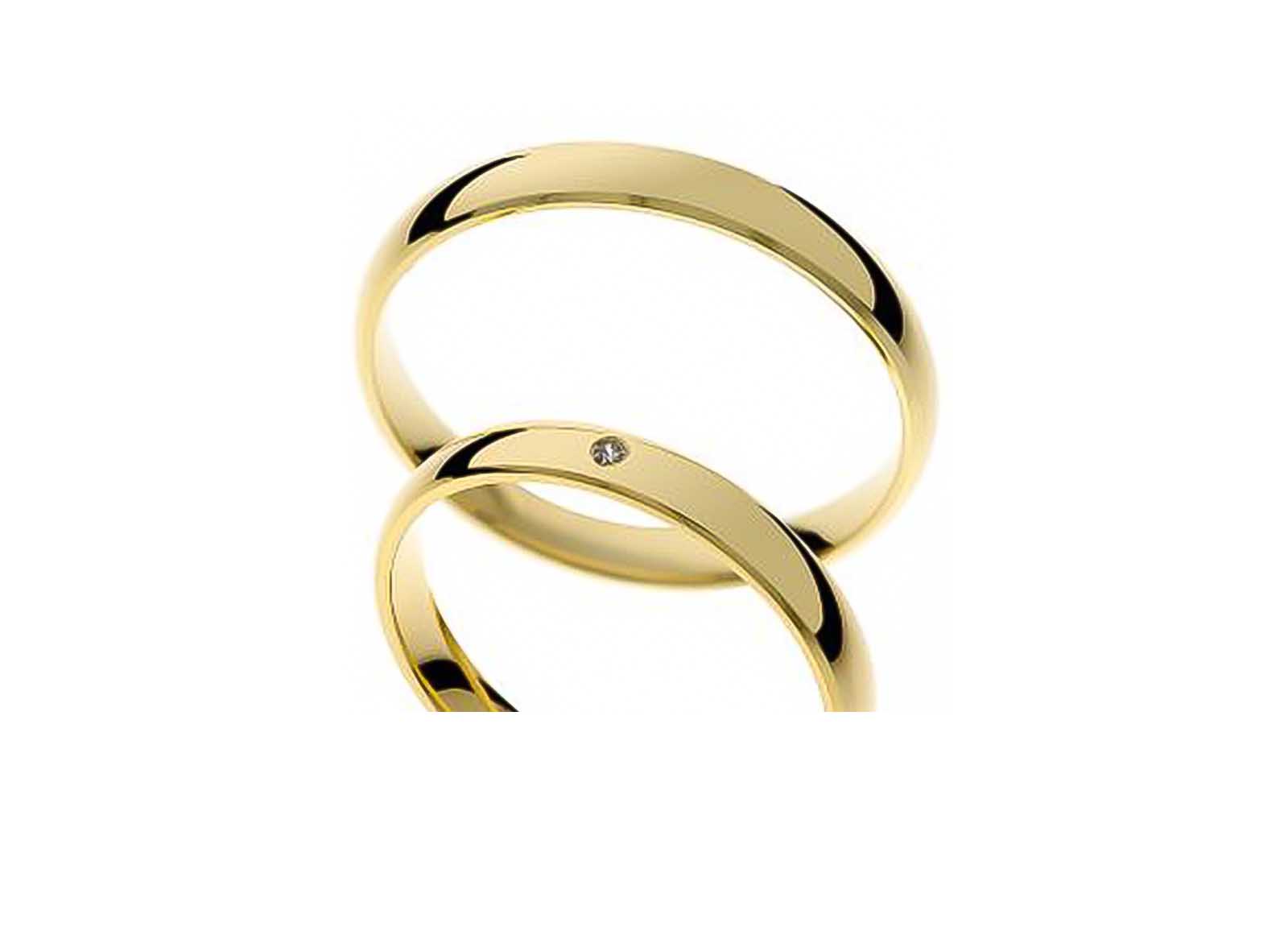 Zlatara as zlatne burme 40 detail Zlatara as ženska burma p40 zlatara as zlatne burme 40 detail ženska burma p40 od žutog zlata, 3mm širine, sa jednim kamenom od 0,01 ct, anatomska