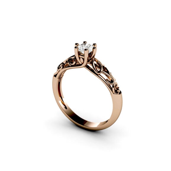 AS Prsten 0309 Beli Safir