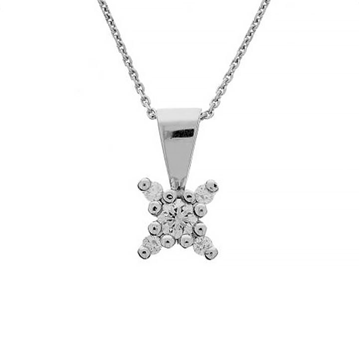 Pk107 dijamanti Zlatara as dijamantska ogrlica k153 pk107 dijamanti dijamantska ogrlica k153 ogrlica od 14k zlata sa pet brilijanata ukupne težine 0,16ct, gde je centralni brilijant prečnika 3mm, odnosno 0,1ct (dia x5:0,16tcw)