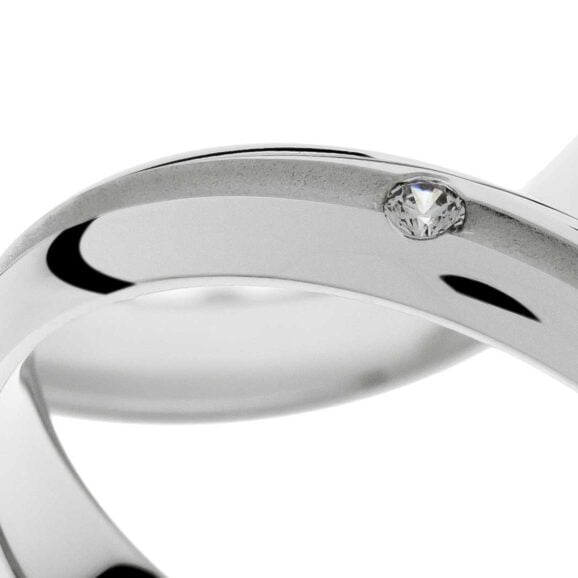 Zlatara AS burme od zlata Channel kolekcija A452 sa dijamantom