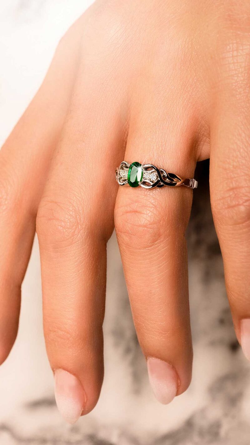 verenicki prsten k285 smaragd