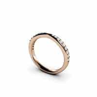 Burma, dodatak vereničkom prstenu, prsten za svaki dan od roze ili žutog zlata, AS, Model Nº0506 Deluxe