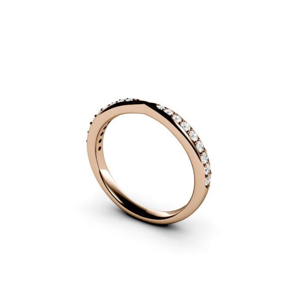 Burma, dodatak vereničkom prstenu, prsten za svaki dan od roze ili žutog zlata, AS, Model Nº0506 Deluxe