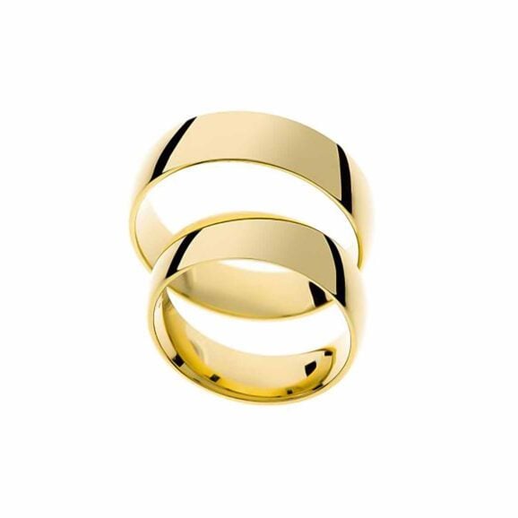 Anatomske burme iz Kolekcije Basic, Model A104, od žutog zlata