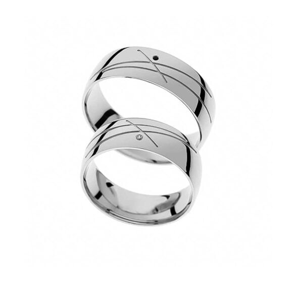 Anatomske burme iz Kolekcije Black Edition, Model A651, od belog zlata