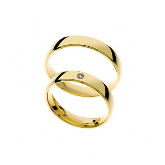 Anatomske burme iz Kolekcije Basic, Model P41, od žutog zlata