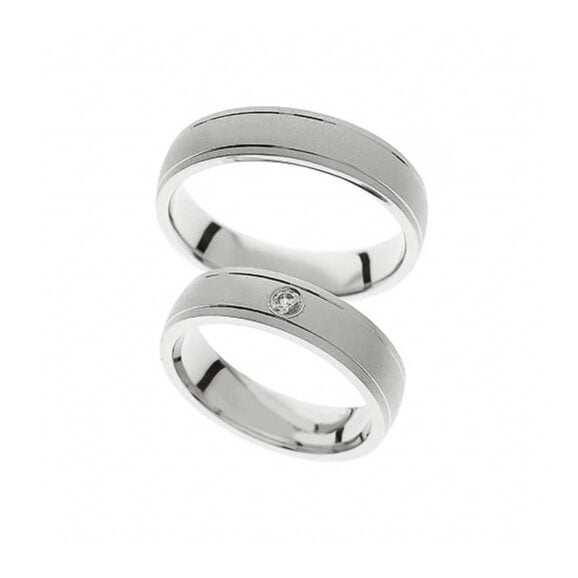 Anatomske burme iz Kolekcije Premium, Model R203, od belog zlata