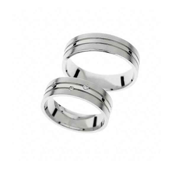 Anatomske burme iz Kolekcije Premium, Model R205, od belog zlata