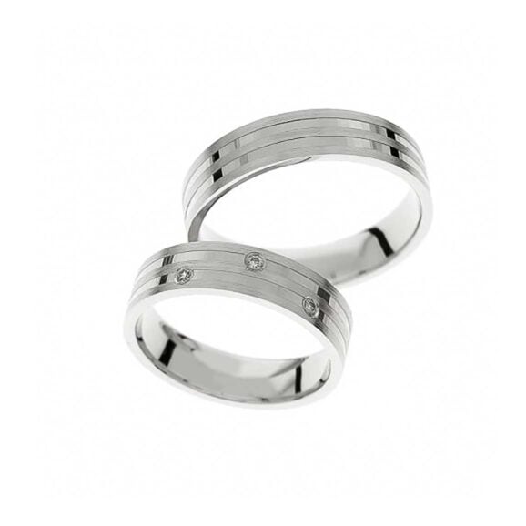 Anatomske burme iz Kolekcije Premium, Model R219, od belog zlata