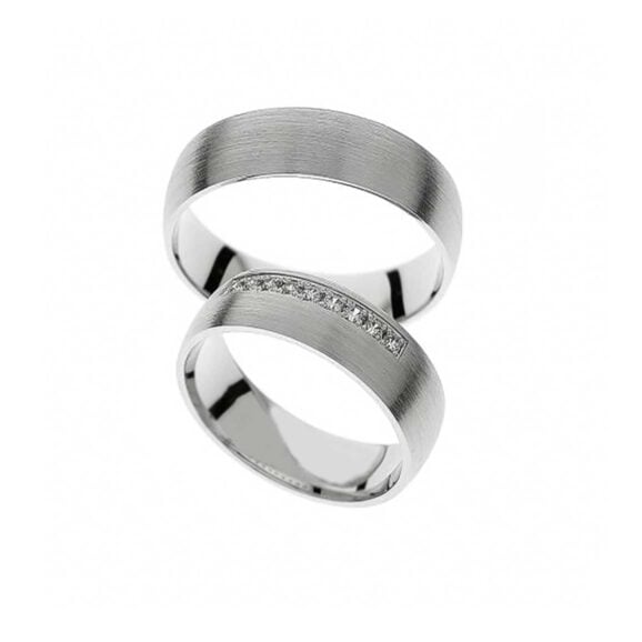 Anatomske burme iz Kolekcije Premium, Premium, Model R312, od belog zlata