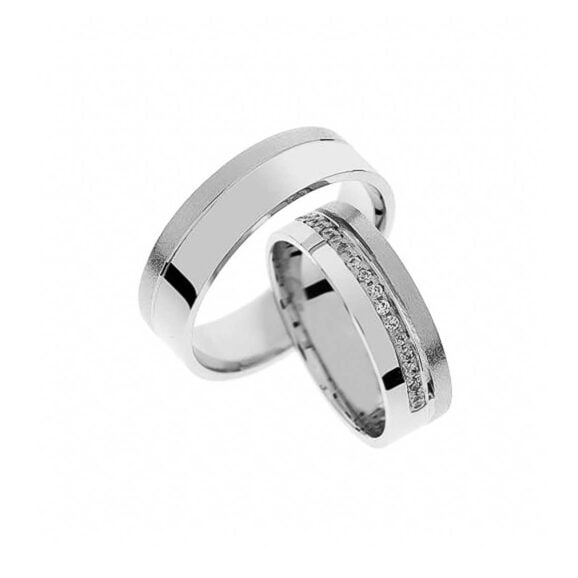 Anatomske burme iz Kolekcije Eternity, Model R391, od belog zlata