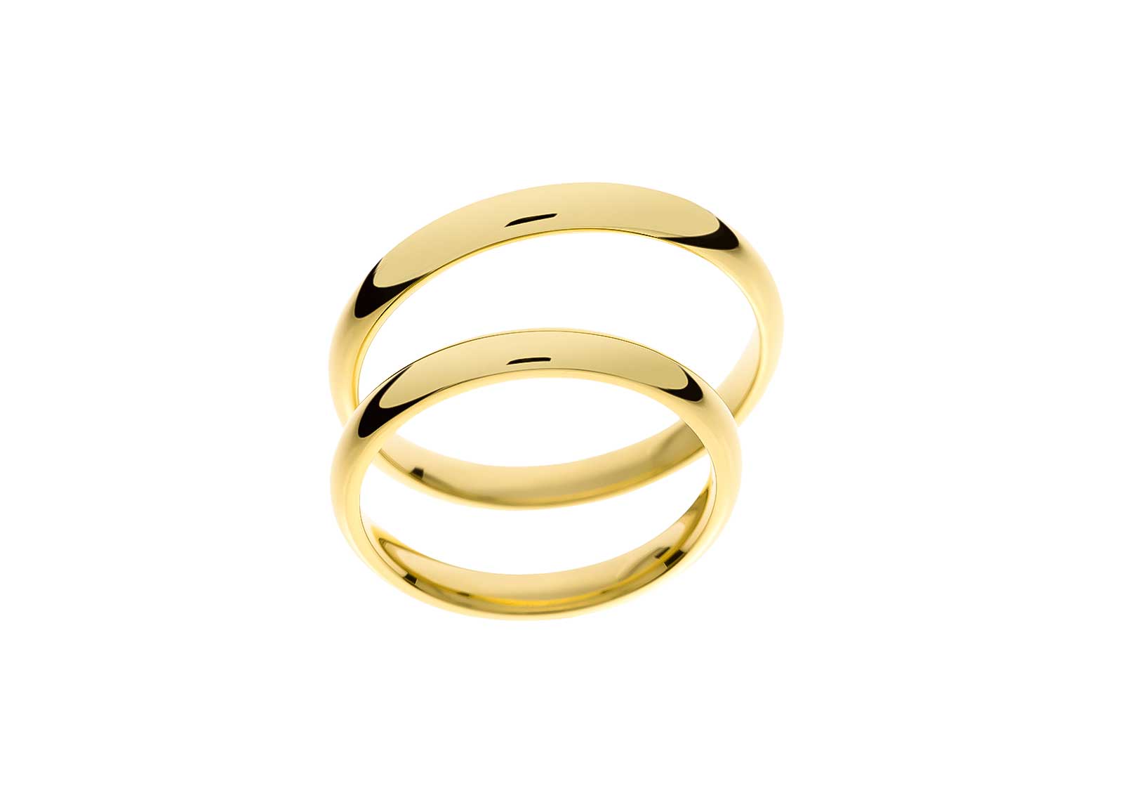 Zlatara as burme od zlata model a27 Anatomske burme iz kolekcije basic, model a27, od žutog zlata