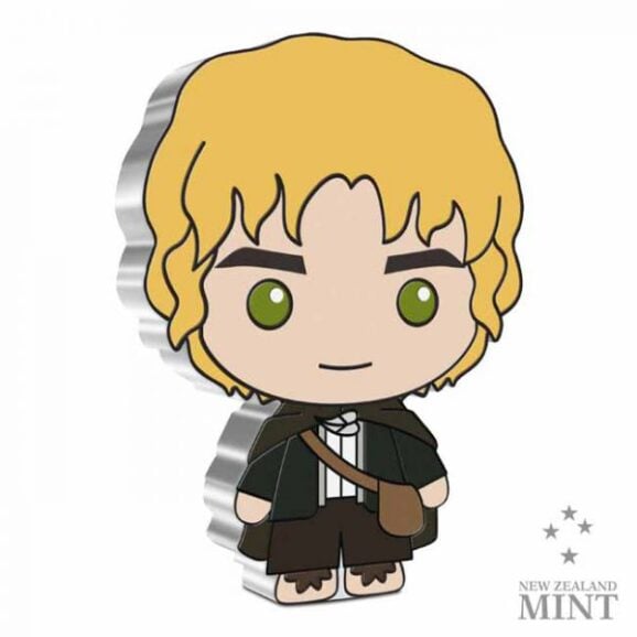Investiciono srebro, 999, kolekcionarski i numizmatčki poklon, chibi: samwise gamgee, lotr, lord of the rings, poklon za fanove filma gospodari prstenova