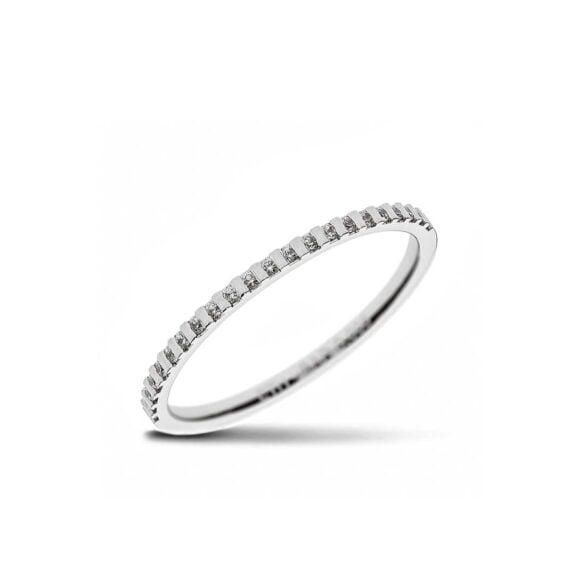 Raskošna Burma s kamenjem iz Kolekcije Eternity, Model 0005-ETH BAR, od belog zlata ili platine