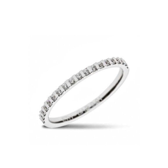 Raskošna Burma s kamenjem iz Kolekcije Eternity, Model 001-ETH BAR, od belog zlata ili platine