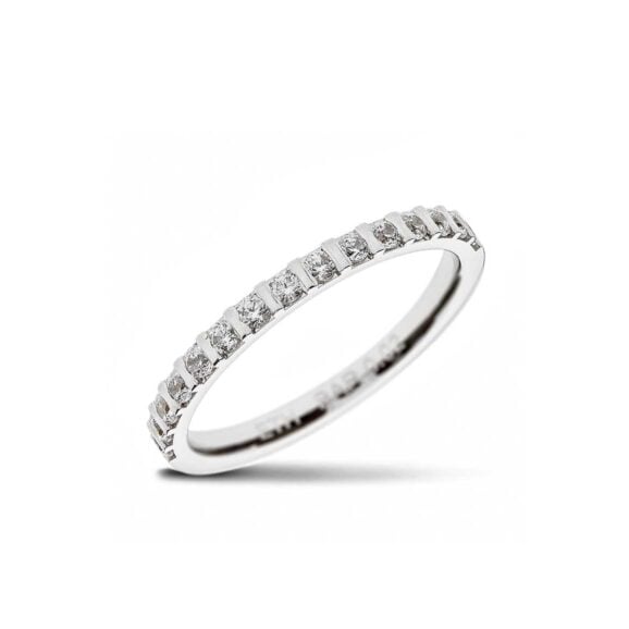 Raskošna Burma s kamenjem iz Kolekcije Eternity, Model 002-ETH BAR, od belog zlata ili platine