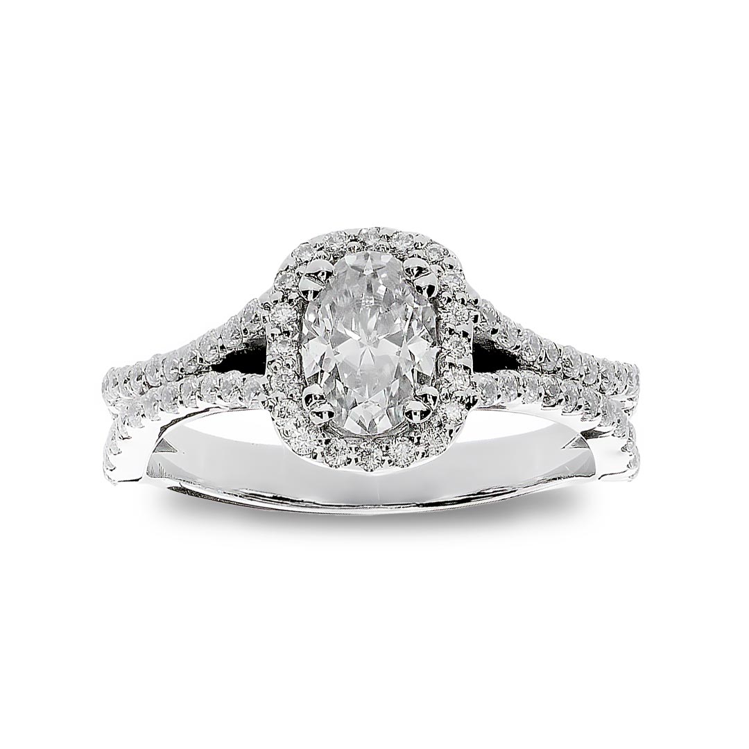 Zlatara as glamurozan i nesvakidašnji raskošni verenički prsten od belog zlata sa centralnim kamenom ovalnog oblika, težine oko 0,65ct, dimenzija 7x5mm, sa 68 akcentna kamena težine 0,48ct,model k330 prsten sa laboratorijskim ili prirodnim dijamantom, mojsanitom, moissanite Zlatara as glamurozan i nesvakidašnji raskošni verenički prsten od belog zlata sa centralnim kamenom ovalnog oblika, težine oko 0,65ct, dimenzija 7x5mm, sa 68 akcentna kamena težine 0,48ct,model k330 prsten sa laboratorijskim ili prirodnim dijamantom, mojsanitom, moissanite