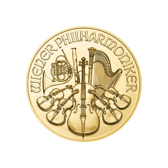 Bečka filharmonija zlatnik 1/10oz (3,11g) investiciono zlato 999,9 zlatna kovanica dukat