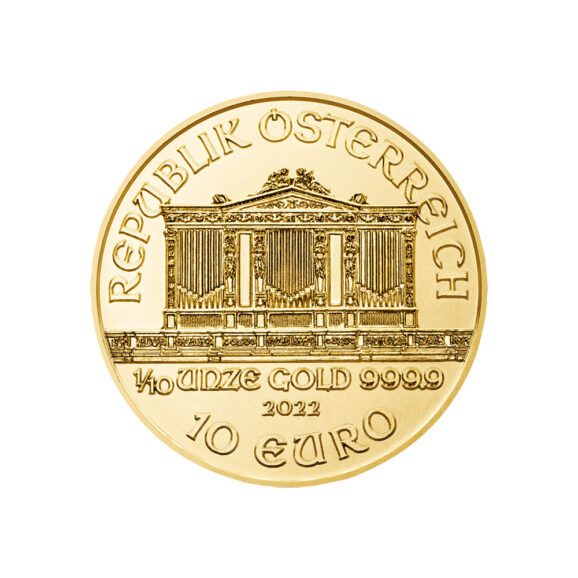 investiciono zlato 999,9 1/10 unce bečka filharmonija zlatna kovanica dukat