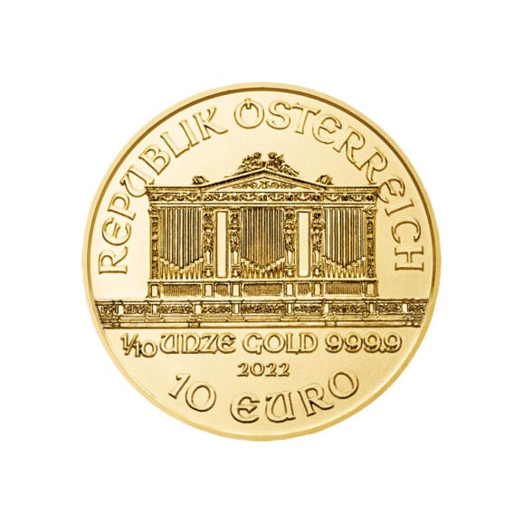 Bečka filharmonija zlatnik 1/10oz (3,11g) investiciono zlato 999,9 zlatna kovanica dukat