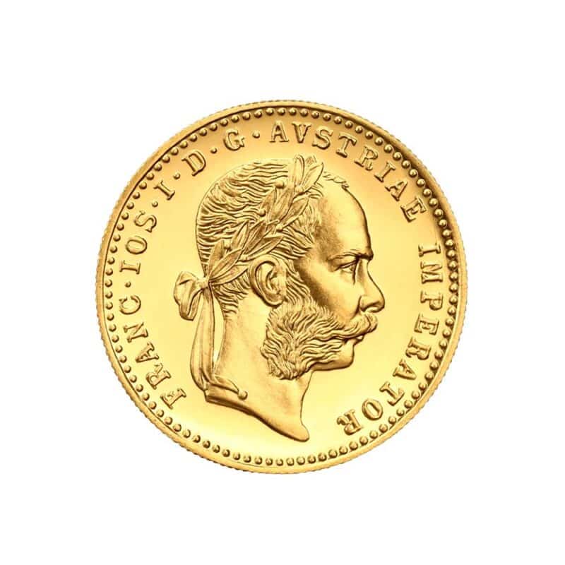 investiciono zlato 986 mali franc jozef zlatna kovanica dukat 3,49g avers