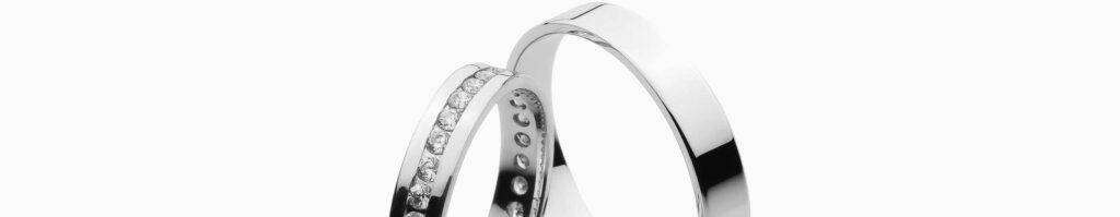 burme eternity tab Zlatara AS AS Twin Model 0504 prsten za svaki dan ili pak burma od zlata sa cirkonima ili dijamantima, 37 kamenčića (ukupno 0,44 tcw)