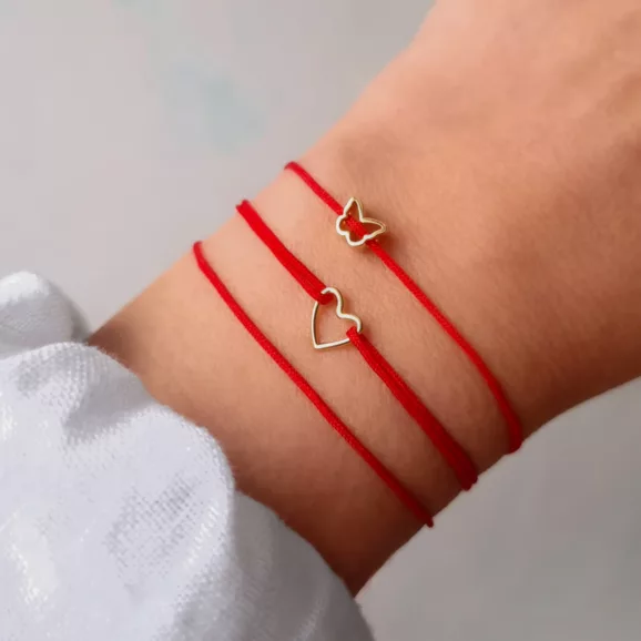 Borboleta crveni konac narukvice