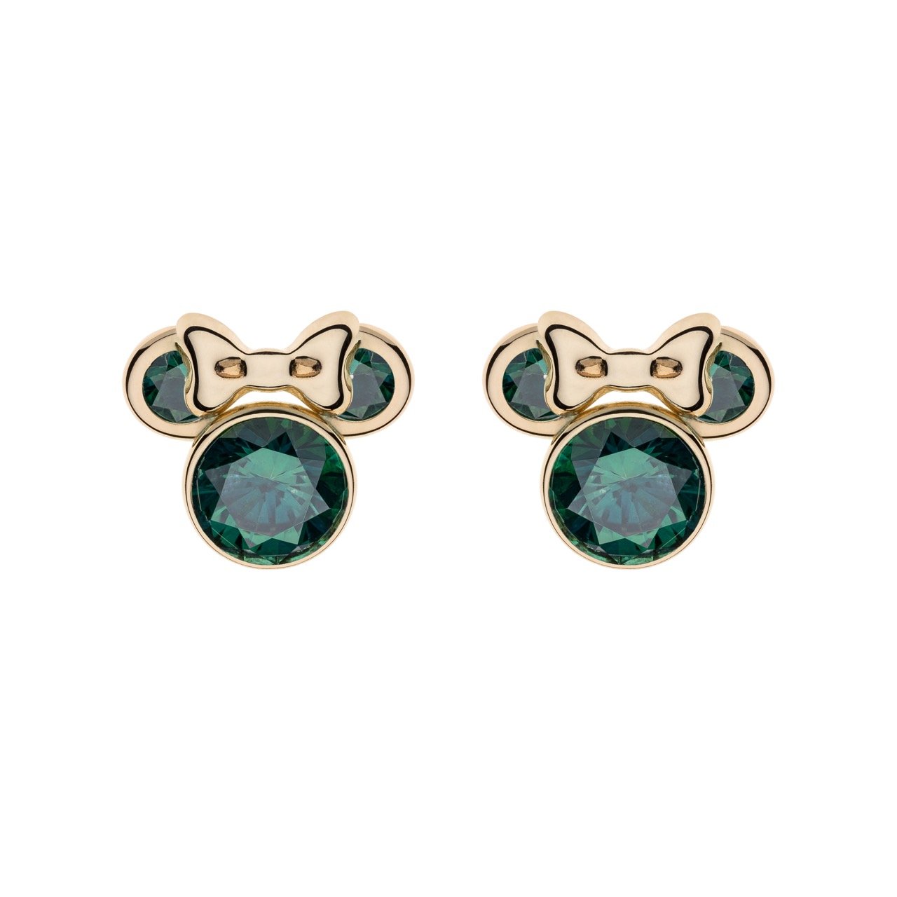 Eg00015mayl. Cs large Zlatara as disney® minđuše model y340 eg00015mayl. Cs large disney® minđuše model y340 od 9k zlata, u obliku minnie, sa zelenim cirkonima za one rođene u maju