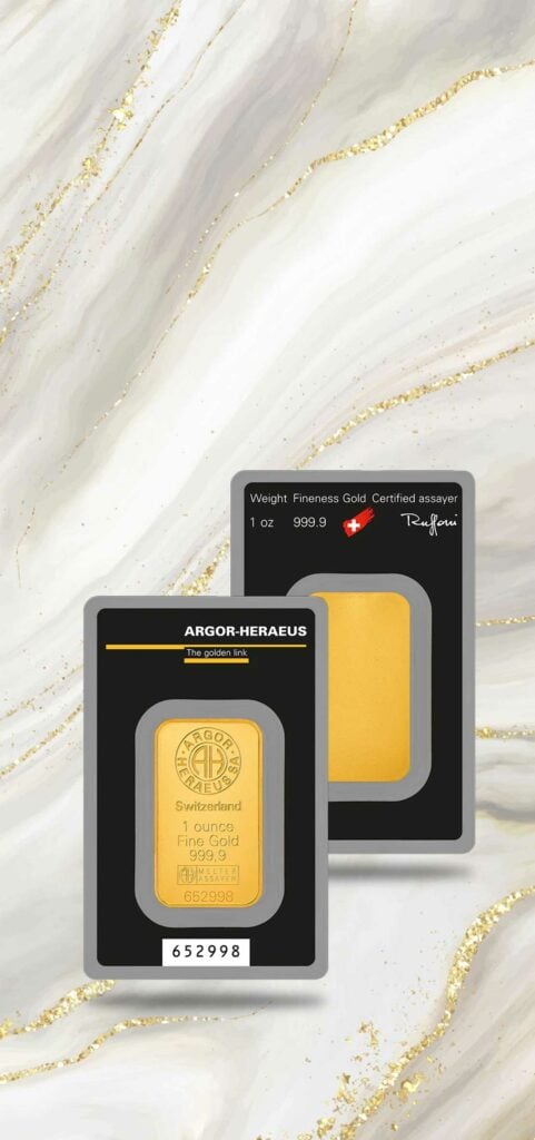Argor heraeus zlatne poluge od 24k zlata investiciono zlato baner zlatara as mob