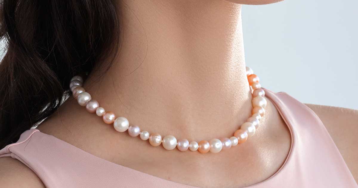 Zlatara AS Gaura Pearls biserna ogrlica sa prirodnim biserima bez veštačkog jezgra