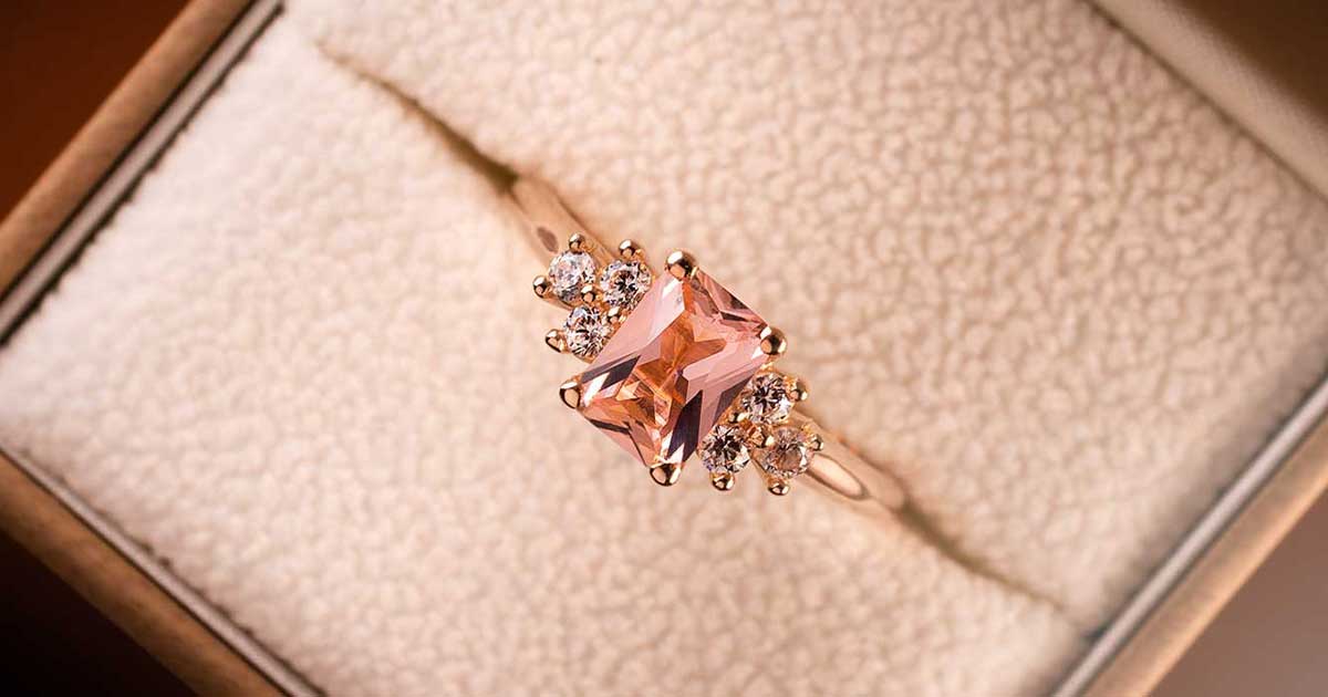 Zlatara AS Verenički prsten sa Morganitom