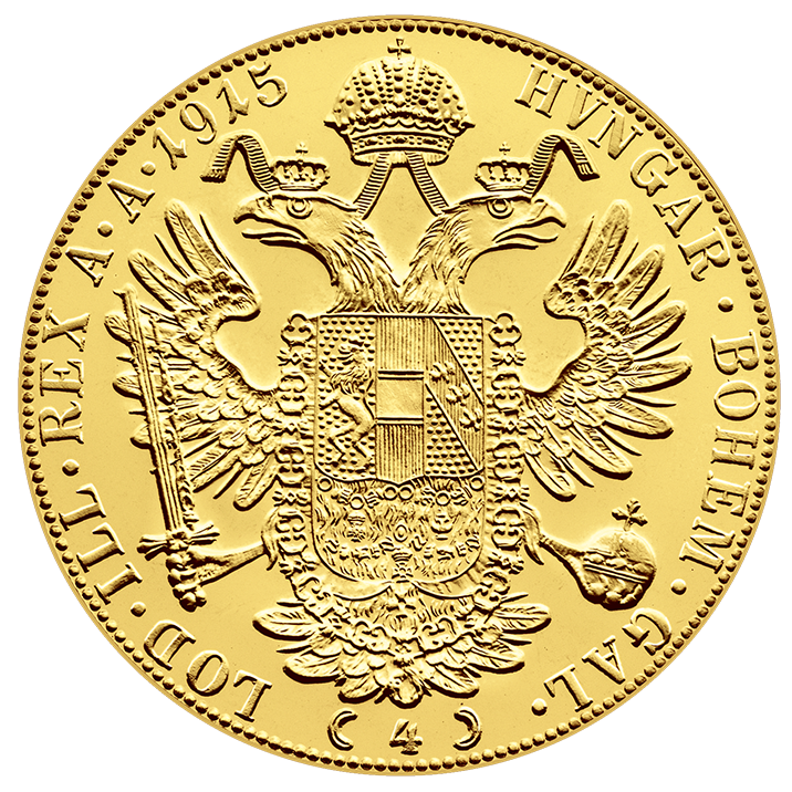 Münze Österreich: Najpoznatiji dukat sa ovih prostora - 4 dukata, Franc Jozef, revers, 13,96g 98,6% čistog zlata