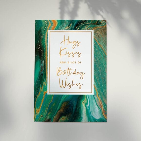Zlatara as čestitka "hugs, kisses and a lot of birthday wishes" gld033 čestitka "hugs, kisses and a lot of birthday wishes" Luksuzna čestitka "hugs kisses and lot of birthday wishes" artige je holandska kompanija poznata po svom izuzetnom kvalitetu i kreativnom dizajnu luksuznih čestitki. Njihove kolekcije odražavaju vrhunski ukus i pažnju prema detaljima, što ih čini idealnim izborom za one koji traže nešto posebno. Svaka čestitka iz njihove radionice je prava mala umetnost, kreirana s ljubavlju i posvećenošću, a koja će se savršeno uklapati u nakit kupljen u našim zlatara as novi sad i beograd radnjama.