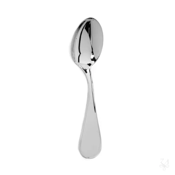 Zaramella Argenti, srebrne kašike za bebe. Zlatara AS sa ponosom predstavlja jedinstvenu srebrnu kašiku za bebe, izrađenu od vrhunskog 925 srebra, u saradnji sa renomiranom italijanskom firmom Zaramella Argenti. Ova prelepa kašika je savršen poklon za vašu bebu. Zašto odabrati ovu kašiku? Srebrna kašika ne samo da je elegantna i trajna, već ima i antibakterijska svojstva, što je čini idealnim izborom za prve bebine obroke. Personalizovana gravura dodaje poseban dodir, čineći je nezaboravnim suvenirom koji će se čuvati generacijama. Personalizacija poklona. Na ručki kašike moguća je gravura, u lokalnoj graverskoj radnji.