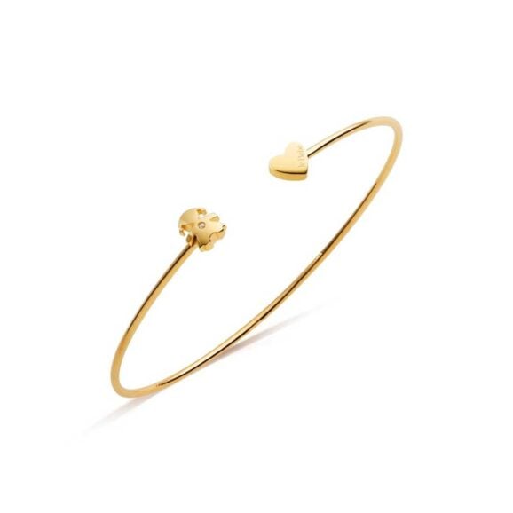 LeBebe narukvica 721/M, narukvica od žutog zlata sa dijamatima