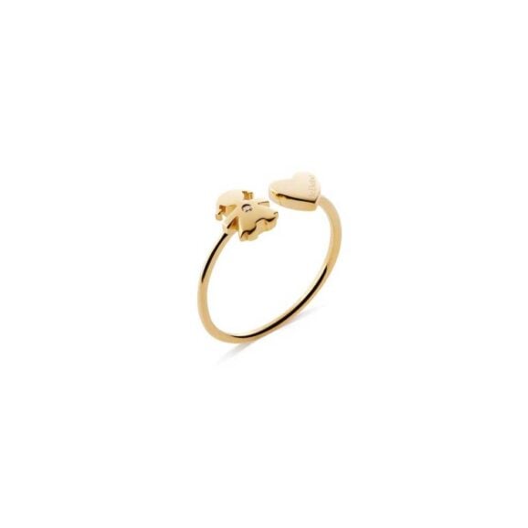 LeBebe prsten 701, prsten od žutog zlata sa dijamatima