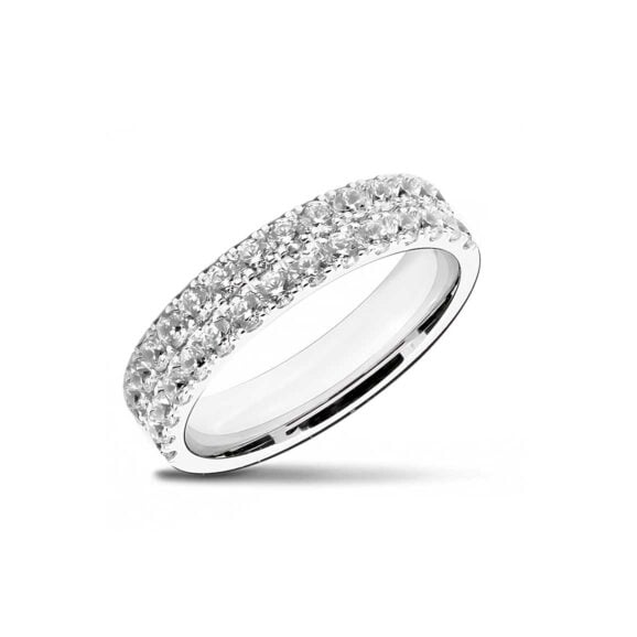 Moderna i prefinjena Burma s kamenjem iz Kolekcije Eternity, Model 003-ETH-O, od belog zlata ili platine sa prirodnim ili laboratorijskim dijamantima, mojsanitima, cirkonima