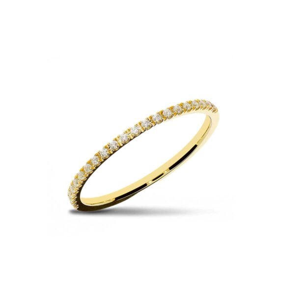 Raskošna Burma s kamenjem iz Kolekcije Eternity, Model 0005-ETH KORNE, od žutog zlata, finoće 8k, 9k, 14k, 18k