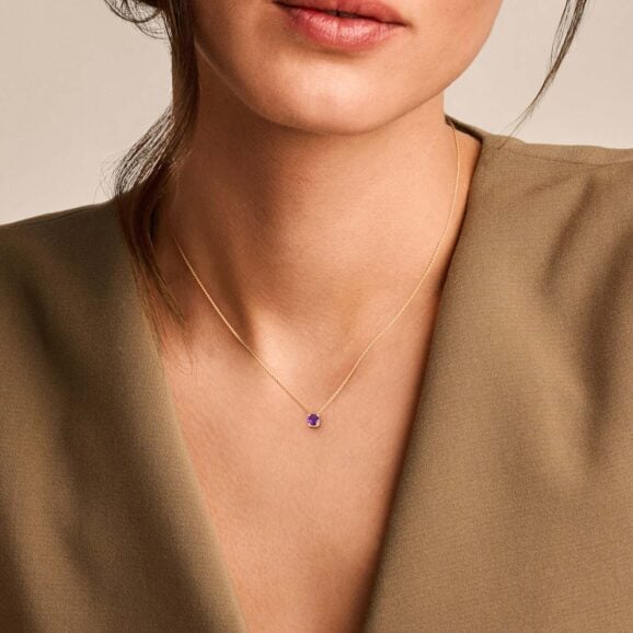 Zlatara AS i Blush predstavljaju birthstone ogrlicu (kamen rođenja) za mesec februar: ametist