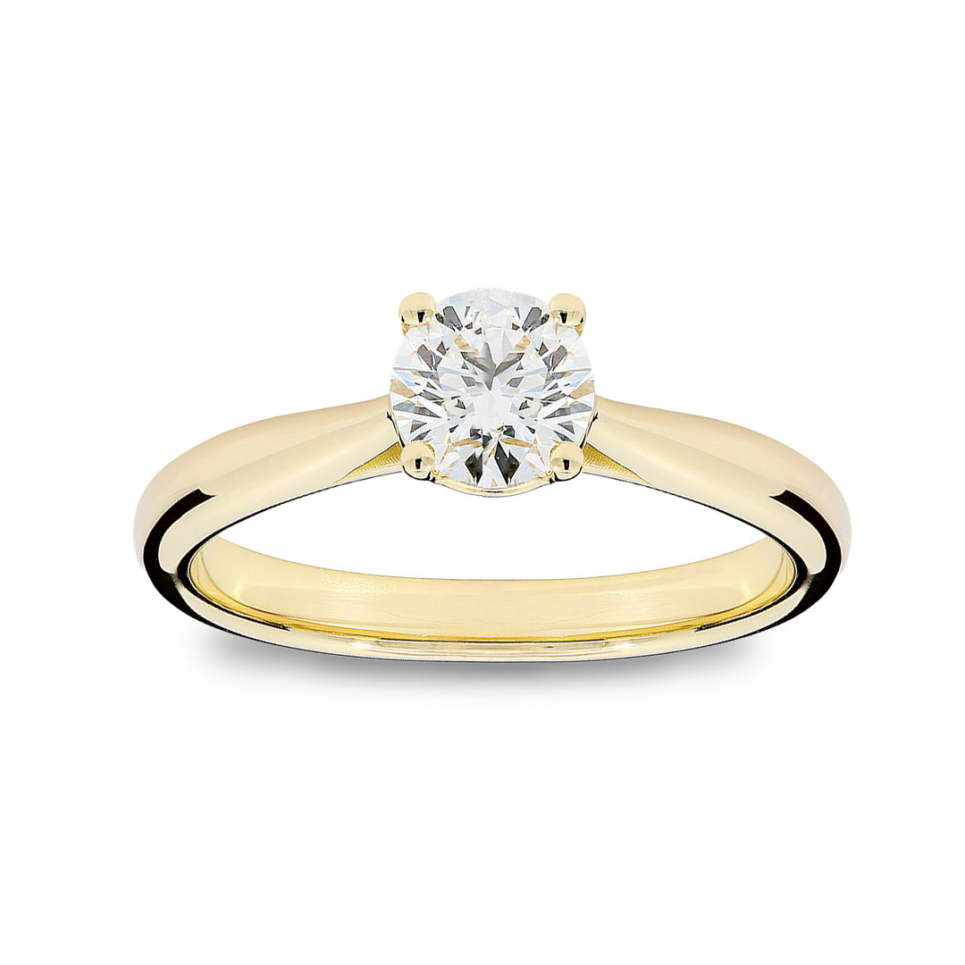 Zlatara as klasični verenički prsten iz "classics" kolekcije, sa kamenom kružnog oblika, težine 0,7ct, model k484. Mogućnost ugradnje laboratorijskog ili prirodnog dijamanta i mojsanita (moissanite) kamena. Zlatara as klasični verenički prsten iz "classics" kolekcije, sa kamenom kružnog oblika, težine 0,7ct, model k484. Mogućnost ugradnje laboratorijskog ili prirodnog dijamanta i mojsanita (moissanite) kamena.