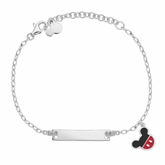 Zlatara as i disney® predstavljaju originalan i licenciran dizni nakit za decu. Disney® narukvica za decu, sa pločicom i motivom mickey mouse.