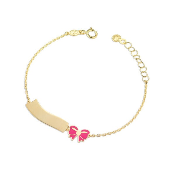 Zlatna narukvica za decu sa pločicom LeBebe Primegioie narukvica za decu 144 od zlata