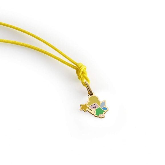 zlatni privezak za decu LeBebe Primegioie ogrlica za decu 100/B od zlata sa motivom Petra Pana