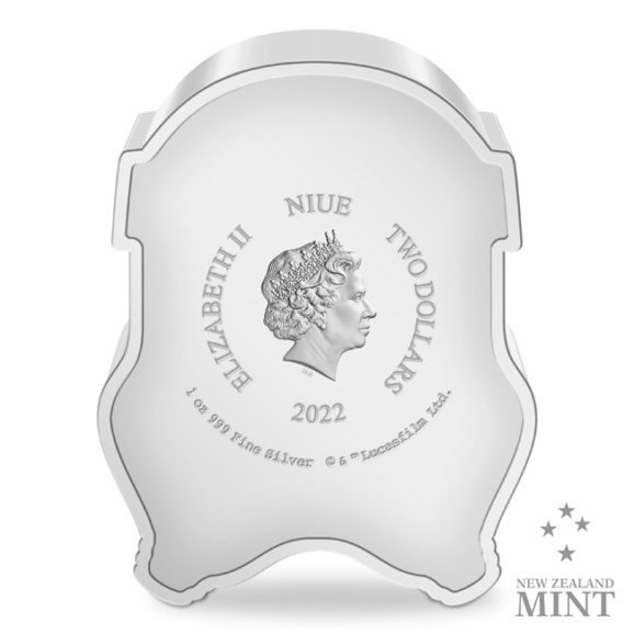 Predstavljamo vam vrhunski kolekcionarski srebrni novčić iz ekskluzivne serije „Faces of the First Order“, posvećen legendarnom TIE Fighter pilotu Prvog reda (First Order TIE Fighter Pilot), iz modernog nastavka epske Star Wars sage. Ovaj impresivan primerak izrađen je od čistog srebra vrhunskog kvaliteta u čuvenoj novozelandskoj kovnici New Zealand Mint.