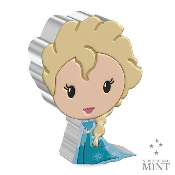 Srebrnjak disney frozen - elsa od 1 unce i logo new zealand mint